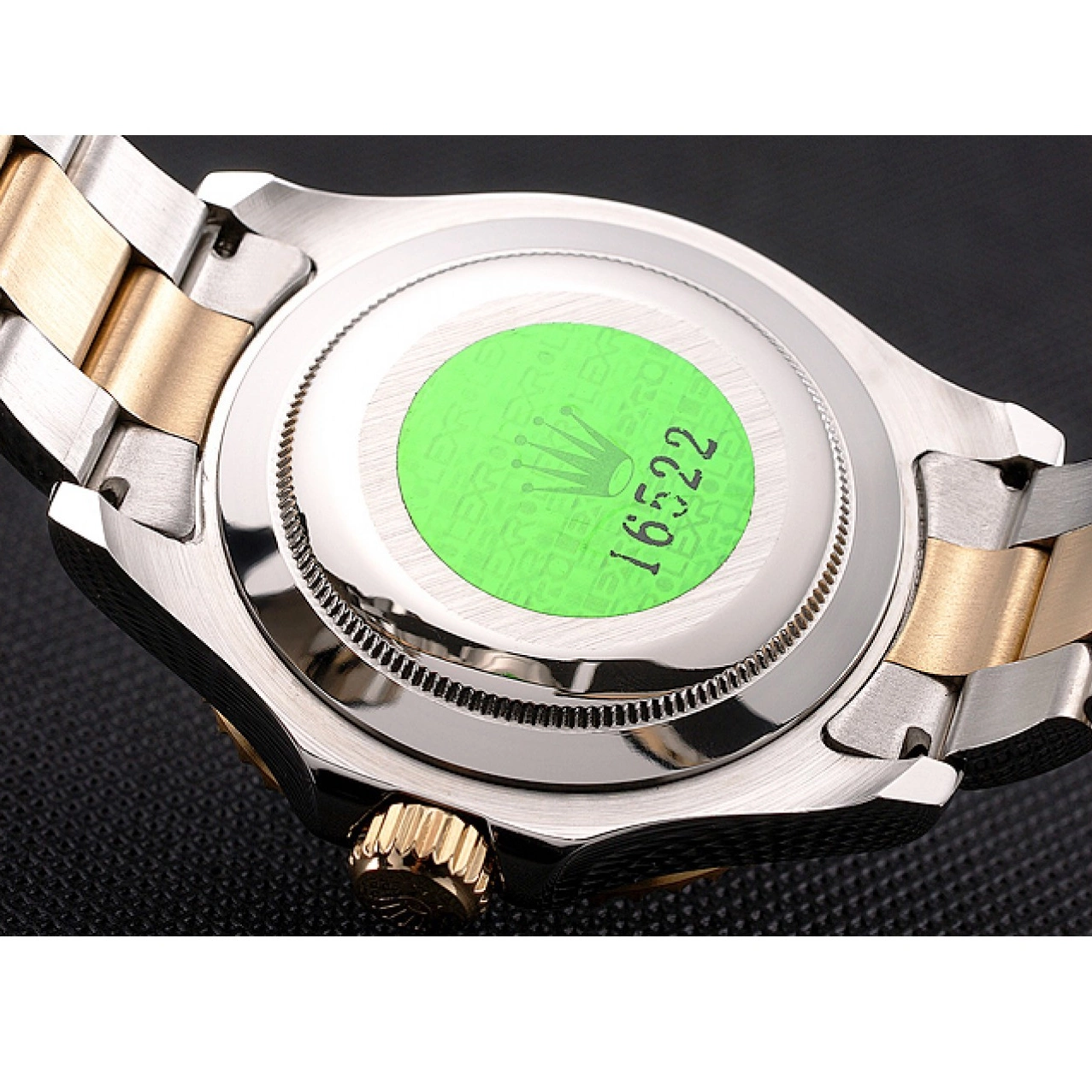 Best AAA Replica Sites Rolex Bracelet Stainless Yacht-Master Steel Two Case Gold Tone White Dial Bezel 0823